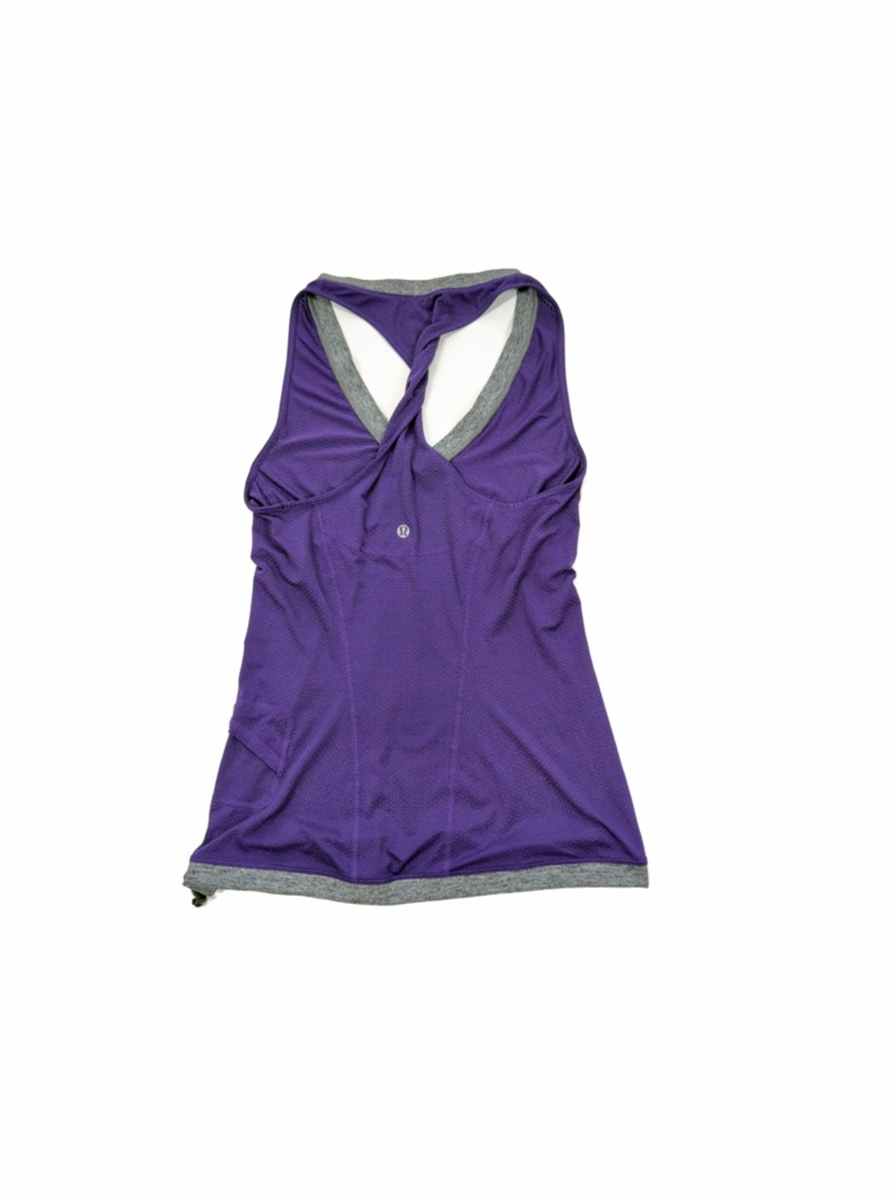 Lululemon Personal Best Singlet Size 4 Tank Top Twisted Back Run Workout Purple